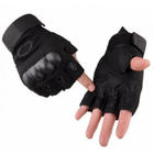 Мужские перчатки тактические Oakley беспалые черные размер М окружность ладони 19-21 см (EL-711-V ) - зображення 3