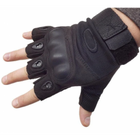 Мужские перчатки тактические Oakley беспалые черные размер М окружность ладони 19-21 см (EL-711-V ) - изображение 8