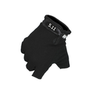 Перчатки тактические беспалые 5.11 028 Black XL мужские с защитными вставками - изображение 4