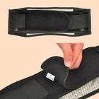 Пояс для попереку турмаліновий S&M турмаліновий пояс для попереку бандаж турмаліновий пояс при болях у спині чорний розміру М - зображення 4