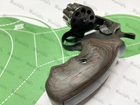 Револьвер под патрон Флобера Safari Wenge RF-441 cal. 4 мм, рукоять из массива венге, покрытая твердым масло-воском - изображение 4
