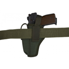 Кобура АПС (Автоматический пистолет Стечкина) поясная с чехлом под магазин (CORDURA 1000D, олива) - изображение 3