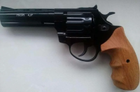 Револьвер под патрон Флобера Zbroia Profi 4.5 (черный/бук) - изображение 2