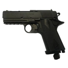 Пневматический пистолет WinGun 401 Colt Defender пластик газобаллонный CO2 130 м/с Винган Кольт Дефендер - изображение 1