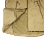 Тактическая куртка Soft Shell Lesko A001 Sand Khaki M армейская военная (K/OPT2-4255-27079) - изображение 6