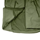 Тактична куртка Soft Shell Lesko A001 Green 2XL армійська військова (K/OPT2-4255-27069) - зображення 5
