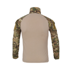 Тактическая рубашка Lesko A655 Camouflage 5XL кофта с длинным рукавом камуфляжная (K/OPT2-4256-30592) - изображение 2