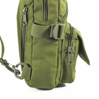 Рюкзак тактический AOKALI Outdoor A31 Green военный армейский на одно плечо (F_6804-24426) - изображение 4