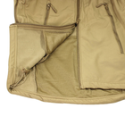 Тактическая куртка Soft Shell Lesko A001 Sand Khaki 2XL армейская (K/OPT2-4255-27076) - изображение 5