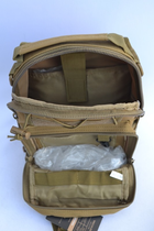 Сумка рюкзак Тактична EDC Слінг Silver Knight 098 пісочний - зображення 9
