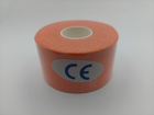 Кинезио тейп Kinesiology tape 3,8 см х 5 м оранжевый - изображение 1
