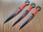 Ножі(сталь) метальні комплект 3 в 1 Кунаї Наруто - зображення 1