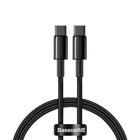 Кабель BASEUS Type-C to Type-C Tungsten Gold Fast Charging |1m, 100W, 5A| (CATWJ-01)