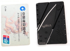 Складной нож карта в бумажник - CardSharp Карточка выживания (582899067) Черный - изображение 13