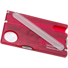 Нож Victorinox SwissCard NailCare Transparent Red (0.7240.T) - изображение 3