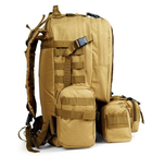 Рюкзак тактический с подсумками B08 олива, 55 л MHz. 53479 - изображение 10