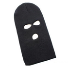 Балаклава маска Военная 2 (бандитка, хулиганка, мафия, вор) 3 отверстия Черная, Унисекс WUKE One size - изображение 4