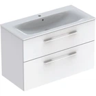 Тумба с умывальником Geberit Selnova Square 100 см 501.244.00.1 белая
