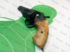 Револьвер під патрон Флобера Safari Walnut RF-441 cal. 4 мм, рукоять з масиву американського горіха - зображення 3