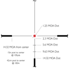 Прицел оптический Hawke Endurance 30 WA 2.5-10х50 сетка LR Dot 8х с подсветкой, 30 мм (39860110) - изображение 3