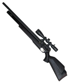 Пневматична гвинтівка (РСР) ZBROIA Хортиця 550/230 (кал. 4,5 мм, чорний) - зображення 1