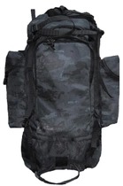 Туристичний тактичний супер-міцний рюкзак Кордура 1200 ден 75 літрів Атакс Чорний 5.15.b - зображення 1
