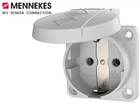 Панельна розетка SCHUKO сіра MENNEKES 16A2p+E 230V IP54 1 шт (арт. 11030)