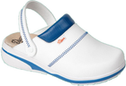 Туфли медицинские женские Dian ZUECO MICROFIBRA BLANCO AZUL 40 Бело-Белые/синие (38176) - изображение 1