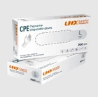 Перчатки CPE L прозрачные UNEX неопудренные 200шт - изображение 2