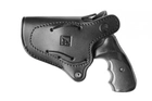 Поясная внутрибрючная кожаная кобура A-LINE для револьвера черная (К9 Альфа420) - изображение 2