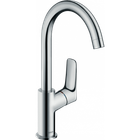 Кран на раковину із високим виливом HANSGROHE LOGIS хром латунь з донним клапаном 71130000