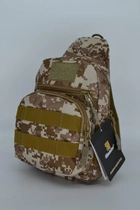 Тактична сумка Tanluhu 835 коричневий камуфляж. - зображення 7