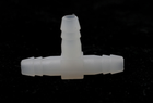 Штуцер трійник пластиковий 5*5*5 мм для стоматологічної установки China LU-01408 - изображение 1