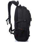 Туристический рюкзак KAKA 2020 D Black водостойкий с большими отделениями - изображение 3