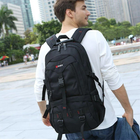 Туристический рюкзак KAKA 2020 D Black водостойкий с большими отделениями - изображение 15