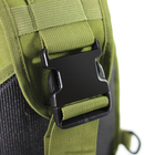 Тактический рюкзак на одно плечо AOKALI Outdoor B14 Green армейский (F_6802-24432) - изображение 5