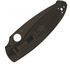 Ніж Spyderco Resilience Black Blade FRN, полусеррейтор