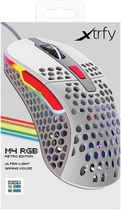 Мышь Xtrfy M4 RGB USB Retro Grey (XG-M4-RGB-RETRO) - изображение 7