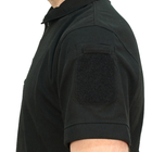 Тактическая потоотводящая футболка-поло Mil-tec цвет черный размер S (10961002_S) - изображение 7