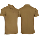Тактична потовідвідна футболка-поло Mil-tec Coolmax койот розмір XL (10961019_XL) - зображення 8