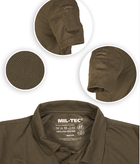 Тактична потовідвідна футболка-поло Mil-tec колір олива розмір M (10961001_M) - зображення 7