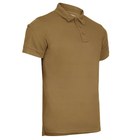 Тактическая потоотводящая футболка-поло Mil-tec Coolmax койот размер S (10961019_S) - изображение 5