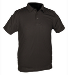 Тактична потовідвідна футболка-поло Mil-tec Колір Чорний Розмір 4XL (10961002_4XL) - зображення 1