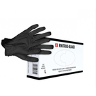 Перчатки нитриловые неопудренные 100шт Размер L Rnitrio BLACK (черные) - изображение 4
