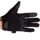 Щільні тактичні рукавички з захистом MECHANIX на липучці Для риболовлі для полювання Чорний АН-5629 розмір M - зображення 3