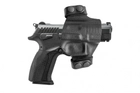 Поясная, пластиковая, быстросъемная кобура A-LINE для Flarm T910 и TQ1 черная (ПК441) - изображение 1