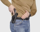 Підплечна/поясна/внутрібрючна синтетична кобура A-LINE для пістолетів малих габаритів чорна (6СУ1) - зображення 5