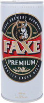 Пиво Faxe Premium светлое фильтрованное 5% 1 л (5741000895009_5741000107829)