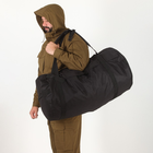 Рюкзак-сумка ВСУ водонепроницаемая Melgo 90 литров чёрный - изображение 1