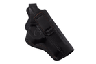 Кобура Beretta 92 (Беретта) поясная + скрытого внутрибрючного ношения с клипсой (кожаная, черная)97307 - изображение 2
